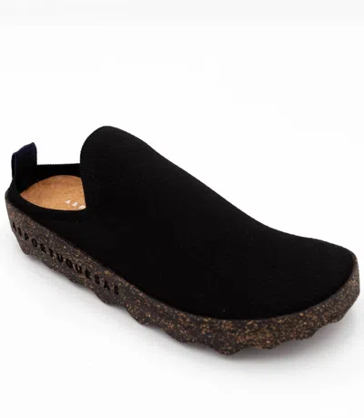 Asportuguesas Women's City Clogs In Black In Animal Print