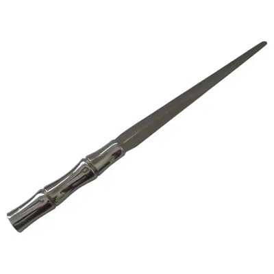 Pre-owned Asprey & Garrard Limited Large Vintage Asprey Paper Knife Letter Opener C.1980 In Gray