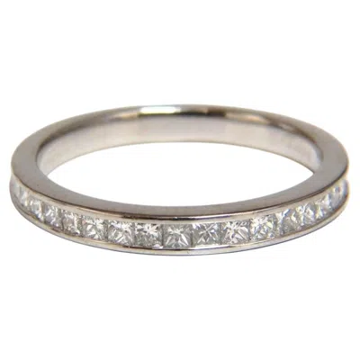 Pre-owned Asprey Authentic  .65ct Natural Princess Cut Diamonds Band *v In Multi
