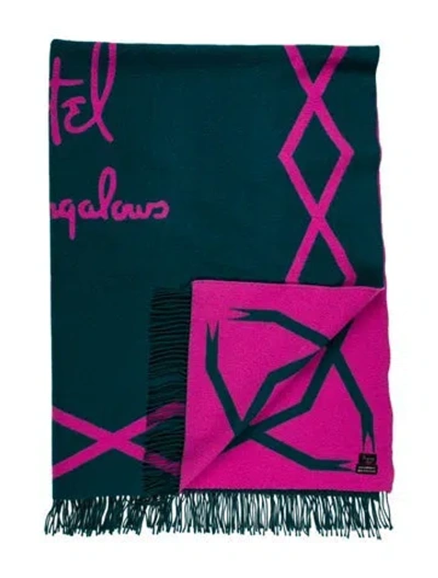 Pre-owned Asprey Beverly Hills Hotel And Bungalows Blanket In Multi
