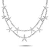 Asprey Daisy 18k White Gold 5.76ct Diamond Necklace Ad02-101424 In White