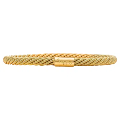 Pre-owned Asprey Gold Bangle Bracelet In Multi