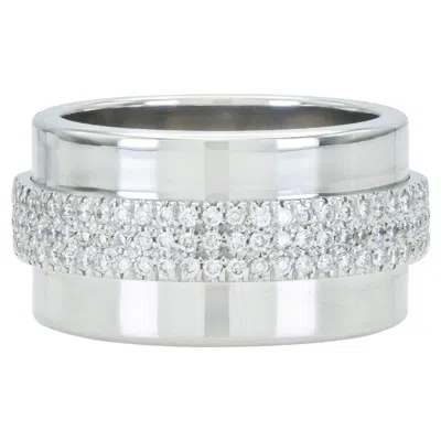 Pre-owned Asprey Keria Ring With Diamonds In Multi