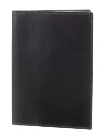 Pre-owned Asprey Leather Wallet In Blue