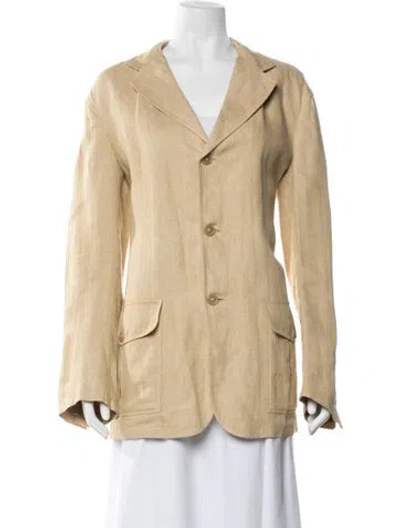Pre-owned Asprey Linen Jacket In Neutrals