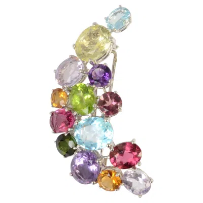 Pre-owned Asprey Multigem Brooch