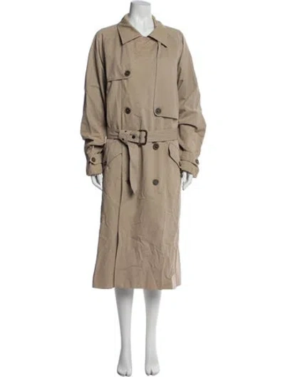 Pre-owned Asprey Trench Coat In Neutral