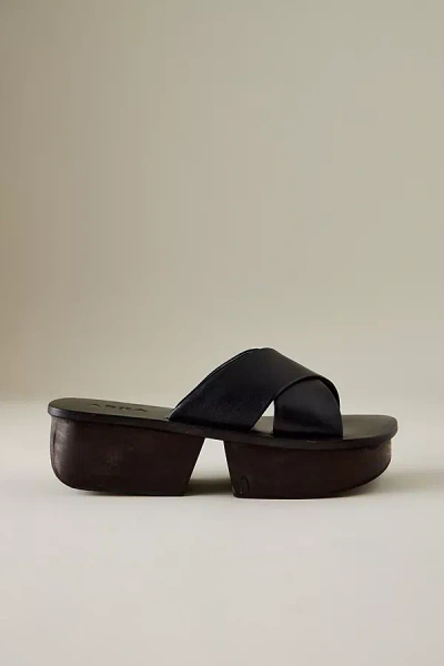 Asra Moro Cross-strap Platform Sandals In Black