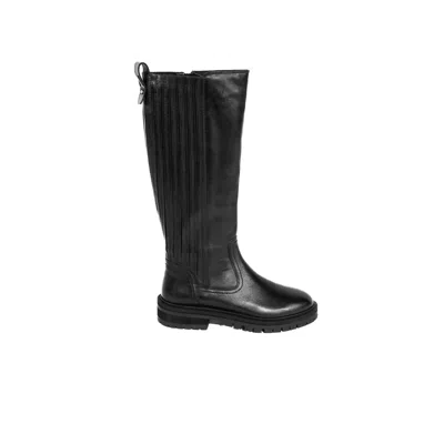 Asra Women's Kale Black Riding Boot