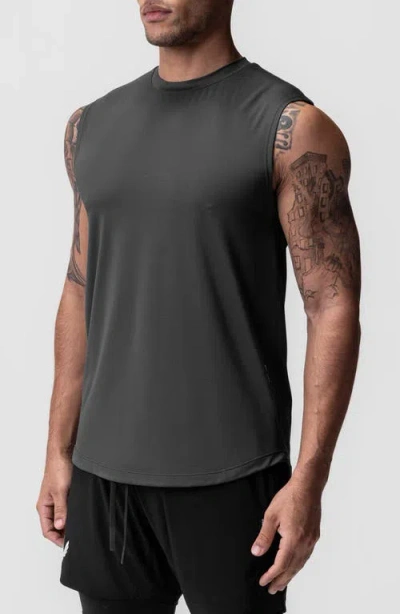 Asrv Aerosilver Muscle Tee In Space Grey