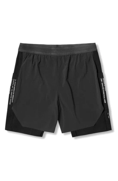 Asrv Aerotex Hybrid Liner Shorts In Black/ Black