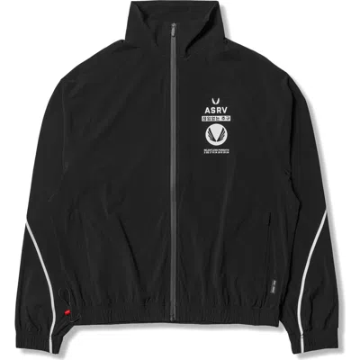 Asrv Aerotex Track Jacket In Black/white