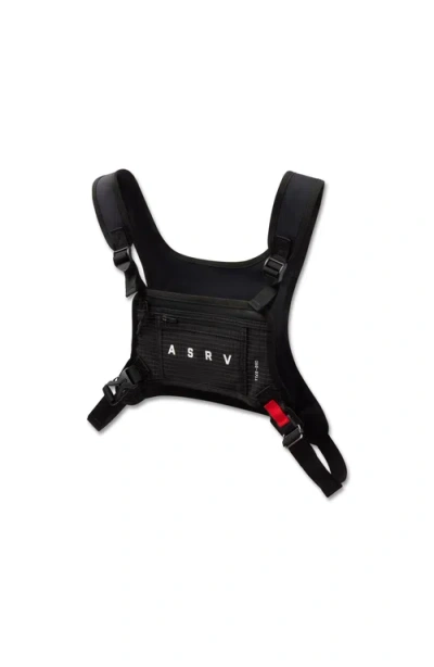 Asrv Cordura Grid Lightweight Chest Pack In Black