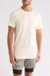 Asrv Established T-shirt In Ivory Cream