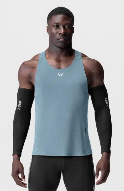 Asrv Laser Vent Singlet Tank In Blue
