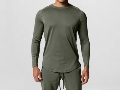 Asrv Silver-lite 2.0 Established Long Sleeve Shirt In Dark Olive