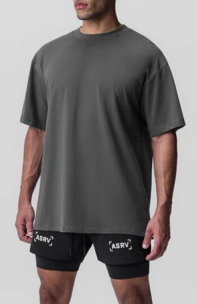 Asrv Stretch Supima® Cotton Oversize T-shirt In Gray