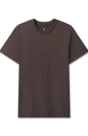 Asrv Supima Essential Tee In Brown