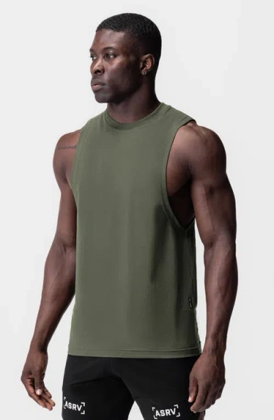 Asrv Supima Muscle Tank In Green
