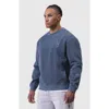 Asrv Tech Essential Distressed Crewneck In Blue