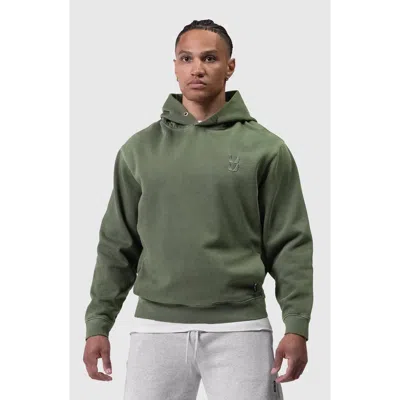 Asrv Tech Essential Distressed Hoodie In Green