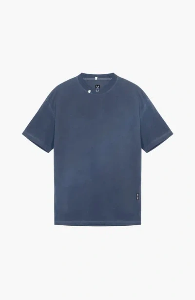 Asrv Tech Essential Relaxed Tee In Blue
