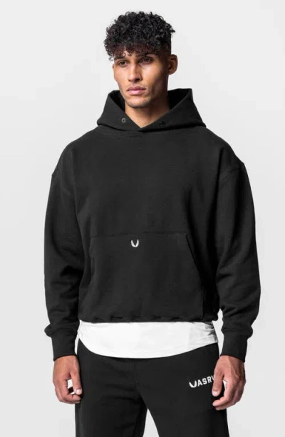 Asrv Tech Terry Hoodie In Black