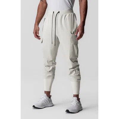 Asrv Tetra-light Cargo Joggers In Stone Reflective