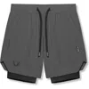 Asrv Tetra-lite™ 7-inch Water Repellent Liner Shorts In Space Grey Wings/black