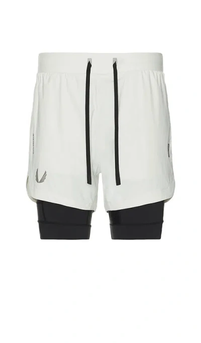 Asrv Tetra Lite 7 Liner Short In Stone Wings/black