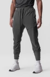 Asrv Tetra-lite™ Water Repellent High Rib Joggers In Space Grey Cyber