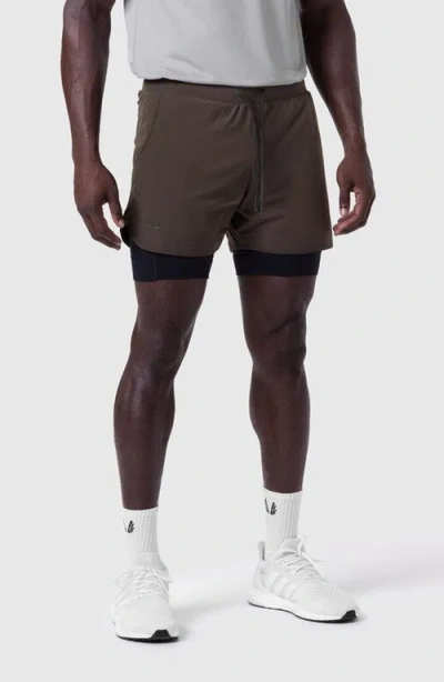 Asrv Tetra-lite 5" Liner Short In Brown