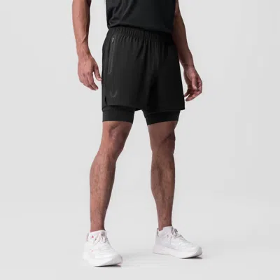 Asrv Ultralite 6" Liner Short In Dusk Black/black