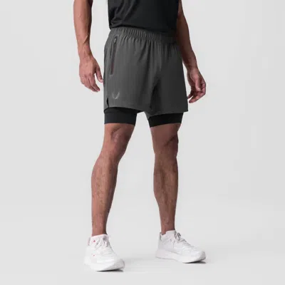 Asrv Ultralite 6" Liner Short In Raven/black