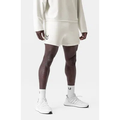 Asrv Waffle Knit Sweat Short In White