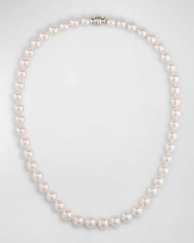 Assael 18k White Gold Akoya Cultured Pearl Necklace, 7.5-8mm