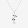 ASSAEL 18K WHITE GOLD, KESHI PEARL, SAPPHIRE 1.03CT. TW., AND DIAMOND PENDANT NECKLACE P3592