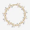 ASSAEL ANGELA CUMMINGS 18K YELLOW GOLD, AKOYA CULTURED PEARL AND DIAMOND 8.41CT. TW. CHOKER NECKLACE ACN006