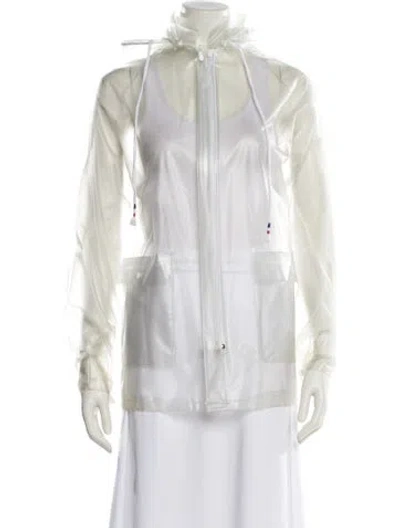 Pre-owned Assembly Printed Jacket In White