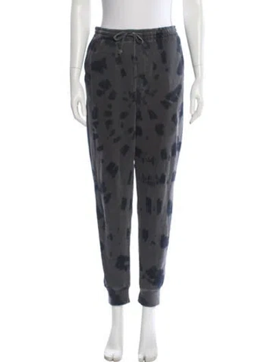 Pre-owned Assembly Tie-dye Print Sweatpants In Gray