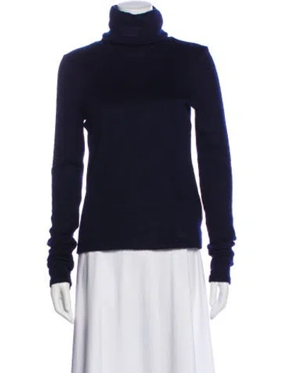 Pre-owned Assembly Turtleneck Sweater In Blue