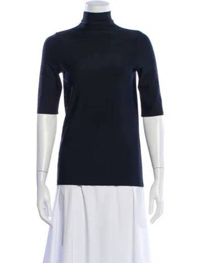 Pre-owned Assembly Turtleneck Three-quarter Sleeve Top