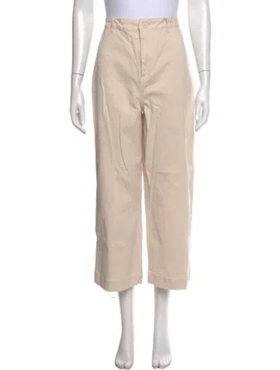 Pre-owned Assembly Wide Leg Pants In Neutral