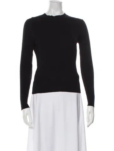 Pre-owned Assembly Wool Crew Neck Sweater In Black