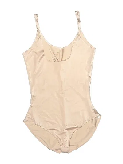 Pre-owned Assets Bodysuit In Tan