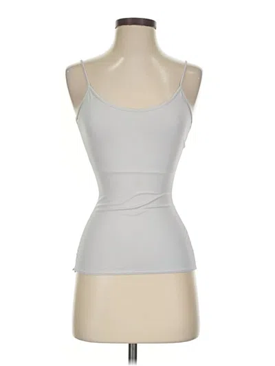 Pre-owned Assets Tank Top Silver Strapless Neckline Tops