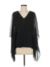 Assorted Brands 3/4 Sleeve Blouse In Black