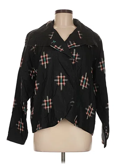 Pre-owned Assorted Brands 3/4 Sleeve Blouse In Black