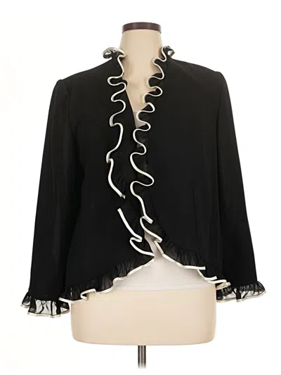 Pre-owned Assorted Brands 3/4 Sleeve Blouse In Black