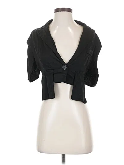 Pre-owned Assorted Brands 3/4 Sleeve Blouse In Black